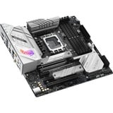 ASUS ROG STRIX B760-G GAMING WIFI Intel B760 LGA 1700 micro ATX, Placa base plateado, Intel, LGA 1700, Intel® Celeron®, Intel® Pentium® Gold, Intel® Core™ i3, Intel® Core™ i5, Intel® Core™..., LGA 1700, DDR5-SDRAM, 192 GB