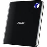 ASUS SBW-06D5H-U unidad de disco óptico Blu-Ray RW Negro, Plata, Regrabadora Blu-ray externa negro/Plateado, Negro, Plata, Bandeja, Sobremesa/Portátil, Blu-Ray RW, USB 3.1 Gen 1, 80,120 mm