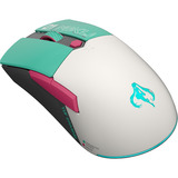 ASUS TUF Gaming Mini Wireless Mouse Hatsune Miku Edition ratón Juego mano derecha RF Wireless + Bluetooth + USB Type-A Óptico 1200 DPI, Ratones para gaming turquesa/blanco, mano derecha, Óptico, RF Wireless + Bluetooth + USB Type-A, 1200 DPI, Verde, Gris, Rosa