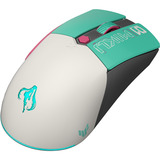 ASUS TUF Gaming Mini Wireless Mouse Hatsune Miku Edition ratón Juego mano derecha RF Wireless + Bluetooth + USB Type-A Óptico 1200 DPI, Ratones para gaming turquesa/blanco, mano derecha, Óptico, RF Wireless + Bluetooth + USB Type-A, 1200 DPI, Verde, Gris, Rosa
