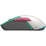 ASUS TUF Gaming Mini Wireless Mouse Hatsune Miku Edition ratón Juego mano derecha RF Wireless + Bluetooth + USB Type-A Óptico 1200 DPI, Ratones para gaming turquesa/blanco, mano derecha, Óptico, RF Wireless + Bluetooth + USB Type-A, 1200 DPI, Verde, Gris, Rosa