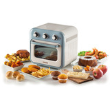 Ariete 4632/05 Sencillo 16 L Independiente 1400 W Freidora de aire caliente Azul claro blanco/Celeste, Freidora de aire caliente, 16 L, 80 °C, 230 °C, 60 min, Sencillo