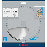 Bosch 2 608 640 447 no categorizado, Hoja de sierra Multi, 21,6 cm, 3 cm, 1,8 mm, 2,5 mm, HLTG (dentado trapezoidal)