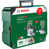 Bosch Fresadora de batería AdvancedTrimRouter 18V-8 Combi Set verde/Negro