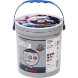 Bosch PRO Acero inoxidable y metal, Ø 125 mm, 100 piezas en cubo, Hoja 