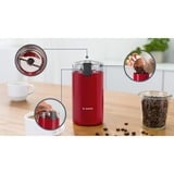 Bosch TSM6A014R molinillo de café 180 W Rojo rojo, Triturador con cuchillas, 75 g, Rojo, 180 W, 220 - 240 V, 50 - 60 Hz