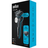 Braun Series 5 51-M1000s, Máquina de afeitar negro/Turquesa