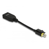 DeLOCK Adaptador Mini DisplayPort 1.4 a DisplayPort negro