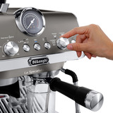 DeLonghi La Specialista Arte Evo Titan - Cold Brew, Cafetera espresso titanio/Acero fino