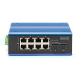 Digitus Switch Gigabit Ethernet PoE industrial 8+2 puertos, Interruptor/Conmutador 