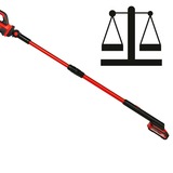 EINHELL Juego de postes telescópicos BRILLIANTO, para limpiacristales, Mango telescópico 