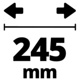 EINHELL Sierra de cinta TC-SB 245 L rojo