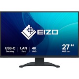 EIZO FlexScan EV2740X-BK pantalla para PC 68,6 cm (27") 3840 x 2160 Pixeles 4K Ultra HD LCD Negro, Monitor LED negro, 68,6 cm (27"), 3840 x 2160 Pixeles, 4K Ultra HD, LCD, 5 ms, Negro