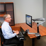 Ergotron LX Monitor Arm Steh-Sitz, Soporte de monitor aluminio