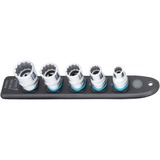 Hazet Juego de llaves de vaso 900Z, 1/2", 25 piezas, Kit de herramientas 