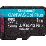 Kingston Canvas Go! Plus 1 TB microSDXC, Tarjeta de memoria negro