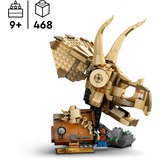 LEGO Fósiles de Dinosaurio: Cráneo de Triceratops, Juegos de construcción Juego de construcción, 9 año(s), Plástico, 468 pieza(s), 635 g