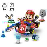 LEGO Mario Kart™ – ® Mario™ interactivo y Kart estándar, Juegos de construcción Juego de construcción, 7 año(s), Plástico, 278 pieza(s), 483 g
