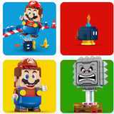 LEGO Mario Kart™ – ® Mario™ interactivo y Kart estándar, Juegos de construcción Juego de construcción, 7 año(s), Plástico, 278 pieza(s), 483 g