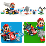 LEGO Super Mario Mario Kart™ – ® Mario™ interactivo y Kart estándar, Juegos de construcción Juego de construcción, 7 año(s), Plástico, 278 pieza(s), 483 g