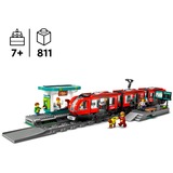 LEGO Tranvía y Estación del Centro, Juegos de construcción Juego de construcción, 7 año(s), Plástico, 811 pieza(s), 1,65 kg