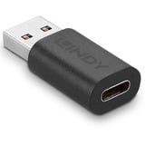 Lindy Adaptador USB 3.2 Tipo A a C negro
