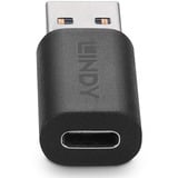 Lindy Adaptador USB 3.2 Tipo A a C negro