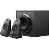 Logitech Z625 200 W Negro 2.1 canales, Altavoces de PC negro, 2.1 canales, 200 W, Universal, Negro, Giratorio, 35 W