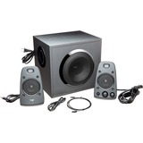 Logitech Z625 200 W Negro 2.1 canales, Altavoces de PC negro, 2.1 canales, 200 W, Universal, Negro, Giratorio, 35 W