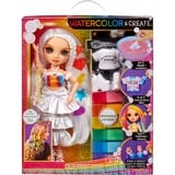 MGA Entertainment Rainbow High Watercolor & Create Fashion Doll Brown Eyes, Muñecos Rainbow High Watercolor & Create Fashion Doll Brown Eyes, Muñeca fashion, Femenino, 4 año(s), Colores surtidos