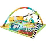 Mattel HJW08 gimnasio para bebé y tapete de juego Plástico Multicolor Manta de juegos para bebés, Gimnasio de actividades/Alfombra Manta de juegos para bebés, Barra de juguetes, Sonoro, Multicolor, Plástico