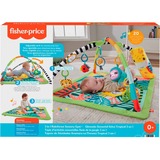 Mattel HJW08 gimnasio para bebé y tapete de juego Plástico Multicolor Manta de juegos para bebés, Gimnasio de actividades/Alfombra Manta de juegos para bebés, Barra de juguetes, Sonoro, Multicolor, Plástico