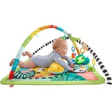 Mattel HJW08 gimnasio para bebé y tapete de juego Plástico Multicolor Manta de juegos para bebés, Gimnasio de actividades/Alfombra Manta de juegos para bebés, Barra de juguetes, Sonoro, Multicolor, Plástico