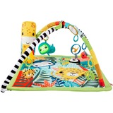 Mattel HJW08 gimnasio para bebé y tapete de juego Tela, Plástico Multicolor Manta de juegos para bebés, Gimnasio de actividades/Alfombra Manta de juegos para bebés, Barra de juguetes, Sonoro, Multicolor, Tela, Plástico