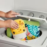 Mattel HJW08 gimnasio para bebé y tapete de juego Tela, Plástico Multicolor Manta de juegos para bebés, Gimnasio de actividades/Alfombra Manta de juegos para bebés, Barra de juguetes, Sonoro, Multicolor, Tela, Plástico