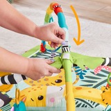 Mattel HJW08 gimnasio para bebé y tapete de juego Tela, Plástico Multicolor Manta de juegos para bebés, Gimnasio de actividades/Alfombra Manta de juegos para bebés, Barra de juguetes, Sonoro, Multicolor, Tela, Plástico