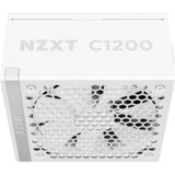 NZXT C1200 Gold ATX 3.1, Fuente de alimentación de PC blanco