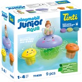 PLAYMOBIL Junior Aqua & Tinti: Familia de medusas coloridas, Juegos de construcción 