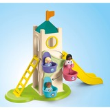 PLAYMOBIL Junior: Torre de aventuras con puesto de helados, Juegos de construcción 
