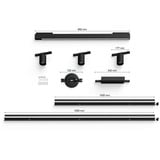 Philips Hue Kit Perifo base de techo recto (3 focos, 1 barra de luz), Lámpara negro, Philips Hue White and Color ambiance Kit Perifo base de techo recto (3 focos, 1 barra de luz), Punto de iluminación inteligente, Bluetooth, Negro, LED integrado, Metal, Sintético, Bombilla(s) no reemplazable(s)