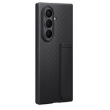 Samsung Funda de Carbono con Soporte, Funda para teléfono móvil negro
