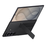 Samsung Funda de Carbono con Soporte, Funda para teléfono móvil negro