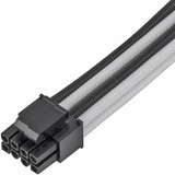 SilverStone SST-PP07E-EPS8BW, Cable alargador negro/blanco