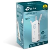 TP-Link RE450 Transmisor y receptor de red Blanco 10, 100, 1000 Mbit/s, Repetidor blanco, Transmisor y receptor de red, 1300 Mbit/s, 10,100,1000 Mbit/s, Externo, 2.4 GHz ≤20dBm, 5 GHz ≤23dBm, 10/100/1000Base-T(X)