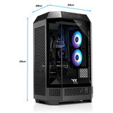 Thermaltake FTW T300 5060, Gaming-PC negro/Transparente