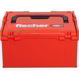 fischer 508138, Caja de herramientas rojo/Negro