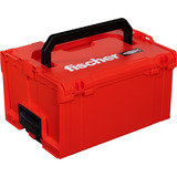fischer L-BOXX FLB 238, vacío, Caja de herramientas rojo/Negro