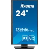iiyama XUB2497HSU-B2 pantalla para PC 60,5 cm (23.8") 1920 x 1080 Pixeles Full HD LED Negro, Monitor LED negro (mate), 60,5 cm (23.8"), 1920 x 1080 Pixeles, Full HD, LED, 1 ms, Negro