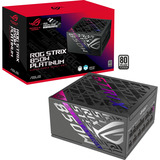 ASUS ROG Strix 850W Platinum (ROG Equalizer), Fuente de alimentación de PC negro, 850 W, 100 - 240 V, Activo, 130 W, 850 W, 130 W