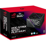 ASUS ROG Strix 850W Platinum (ROG Equalizer), Fuente de alimentación de PC negro, 850 W, 100 - 240 V, Activo, 130 W, 850 W, 130 W